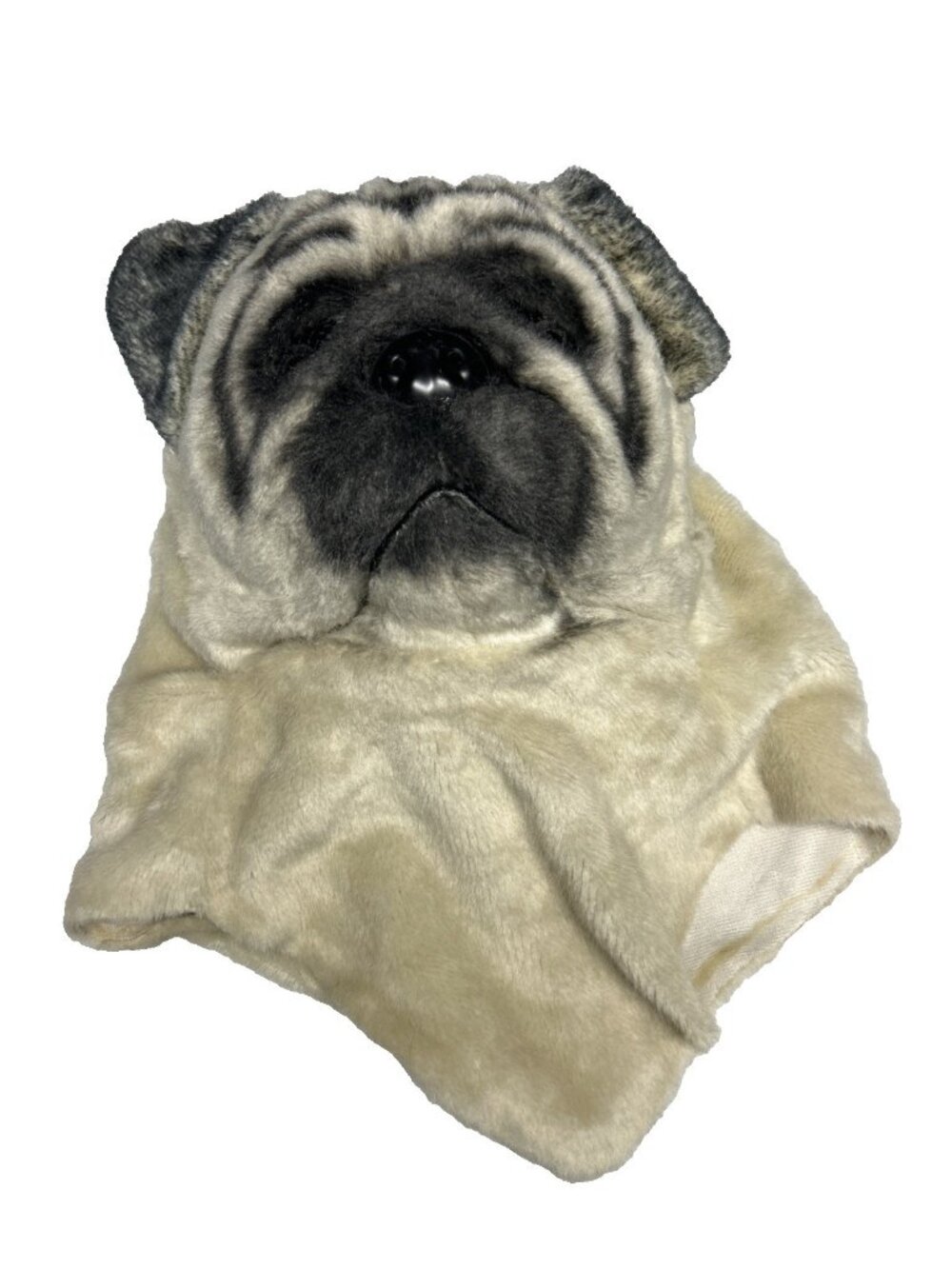 Pug Mask Spirit Halloween Furry Full Head Dog Adult One Size